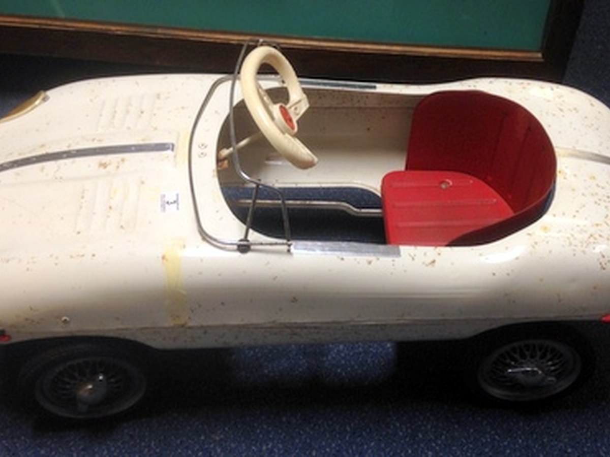 A vintage pedal car sold at Braintree and Bocking Auctions